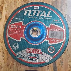 Abrasive metal grinding disc