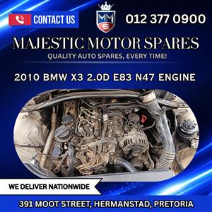 2010 BMW X3 2.0D E83 N47 Engine – Used | For Sale 