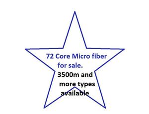72 core Micro blow fiber for sale. 72f 657A2 fiber optic cable for sale