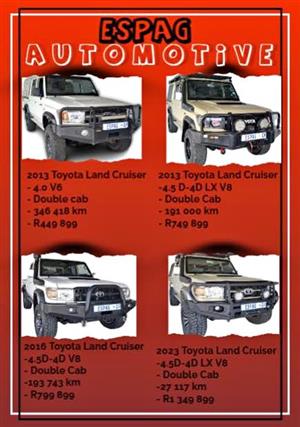 Toyota Land Cruisers for sale