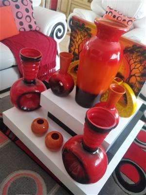 Deco vases for sale, used for sale  Bedworth Park