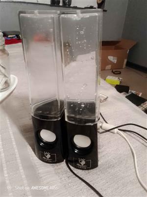 Fountain Computer Speakers (colorful display)