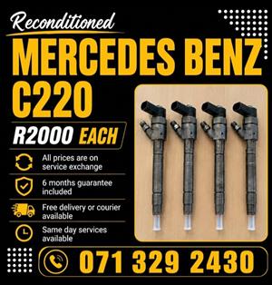 MERCEDES BEnz c220 INJECTORS FOR SALE WITH WARRANTY 