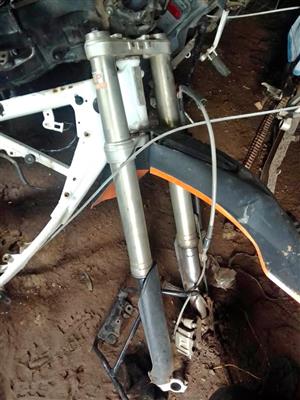 KTM 300 shocks. Meyerton bike scrapyard new and secondhand spares.