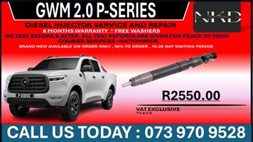 GWM 2.0L P-Series Diesel Injectors