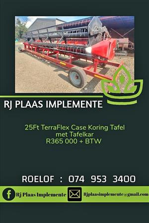 Case 25ft flex tafel met tafelkar