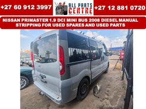 Nissan Primaster 2008 stripping for used spares and used parts