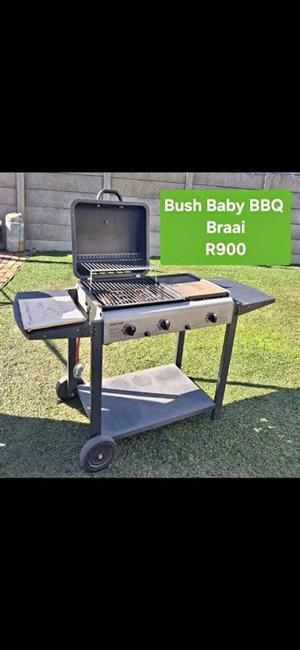 Bush baby bbq gas braai