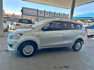 2018 DATSUN GO+ 1.2 7SEATER  Transmission: Manual 