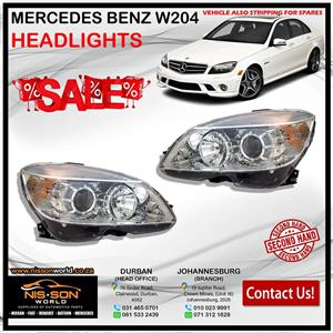 MERCEDES BENZ W204 HEADLIGHTS