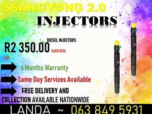 SSANGYONG DIESEL INJECTORS FOR SALE 6 MONTH WARRANTY