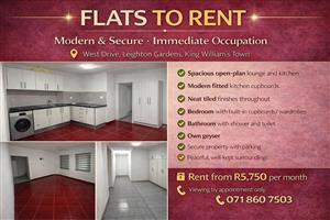 ONE BEDROOM FLAT KING WILLIAMS TOWN 