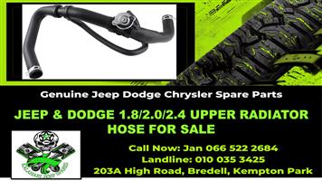 JEEP DODGE 1.8/2.0/2.4 UPPER RADIATOR HOSE FOR SALE 