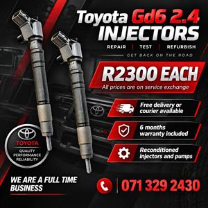 TOYOTA GD6 2.4 INJECTORS FOR SALE WITH WARRANTY 