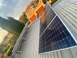 Three Phase Solar System for House use & Boreholes with 12Kw Deye Unbalanced 3-phase Inverter & 10.2