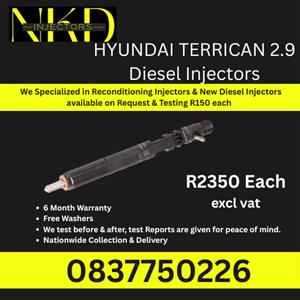Hyundai Terracan 2.9 Diesel injectors for sale