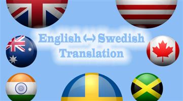 ENGLISH TO SWEDISH TRANSLATOR IN JOHANNESBURG