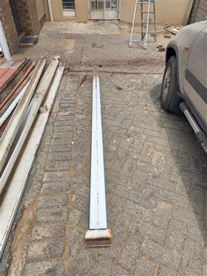 Double carport steel poles
