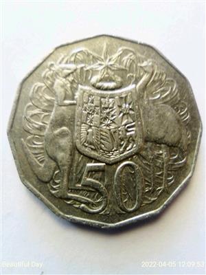 1983 Australian 50c proof coin