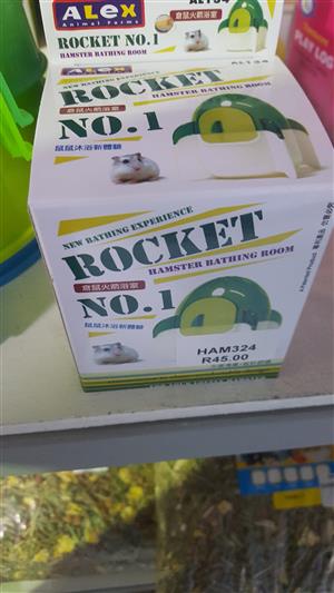Hamster Bathing Rocket now available at PETS4LIFE BRACKENFELL