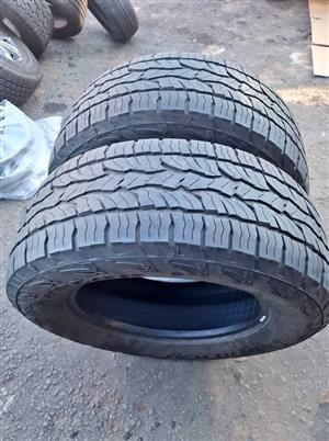 2x285/60/18 Dunlop Grandtrek AT5 used still in good condition