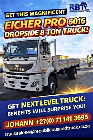 NEW EICHER PRO 60.16   8TON DROPSIDE