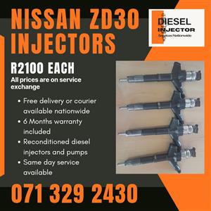 NISSAN ZD30 INJECTORS FOR SALE WITH WARRANTY 