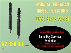 HYUNDAI TERRACAN 2.9 DIESEL INJECTORS MMBATHO NOORD WES 
