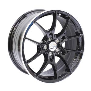 17″ AC WC001 5/100 Gloss Black Machined Lip alloy Wheels