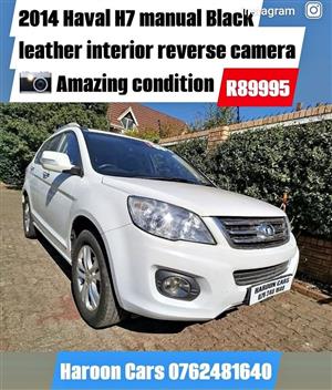  2014 Haval H7 manual Black leather interior