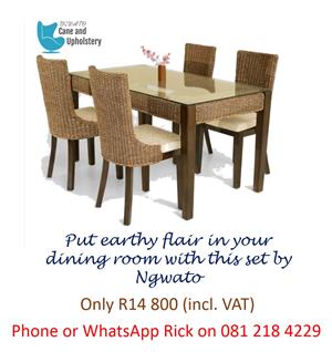 Fine food, fine wine, fine friends and a FINE dining-room set!