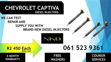 DIESEL INJECTORS FOR CAPTIVA WITH REPORTS FOR SALE