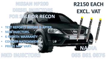 DIESEL INJECTORS FOR SALE FOR NISSAN NP200