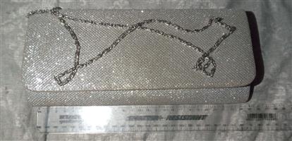 Hair Accessories & Silver clutch bag
