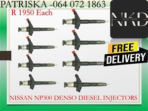 NISSAN NP300 DENSO DIESEL INJECTORS FOR SALE OR TO RECON
