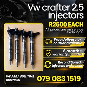 VW CRAFTER 2.5 INJECTORS FOR SALE 