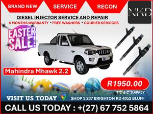 Mahindra Mhawk 2.2L Diesel injectors 