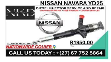 Nissan Navara Yd25 Diesel Injectors on Recondition