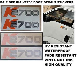 Kia K2700 door stickers decals
