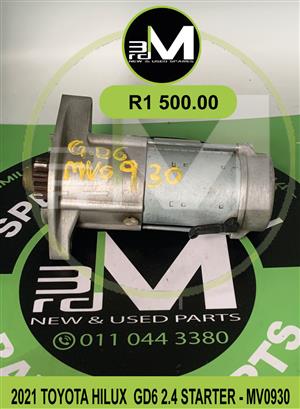STARTER- TOYOTA HILUX GD6