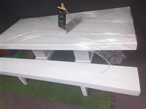 Kids Trestle table and bench combo for sale
