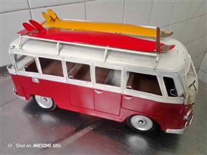 VW Camper Van Decorative Hand Made/Painted Miniature