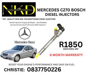 MERCEDES C270 BOSCH DIESEL INJECTORS FOR SALE