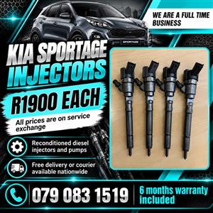 KIA SPORTAGE INJECTORS FOR SALE 