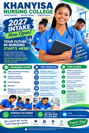Apply Today For The Upcoming 2027 Intake 