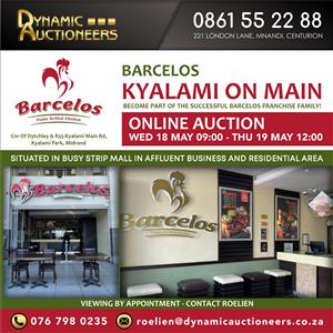 BARCELOS KYALAMI ON MAIN GOING ON AUCTION