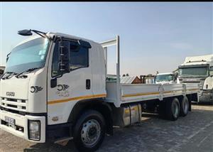 Isuzu fvm1200 tag axle dropside