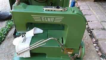 Elna knee operated electric sewing machine