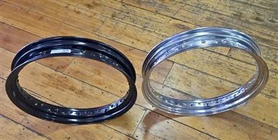 Harley Davidson Rims   Black Steel Rim 21x3.25 40 Spoke Drop Centre 