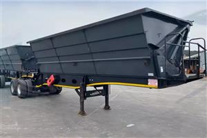 2022 Transpec 45m³ side tipper link trailer for sale